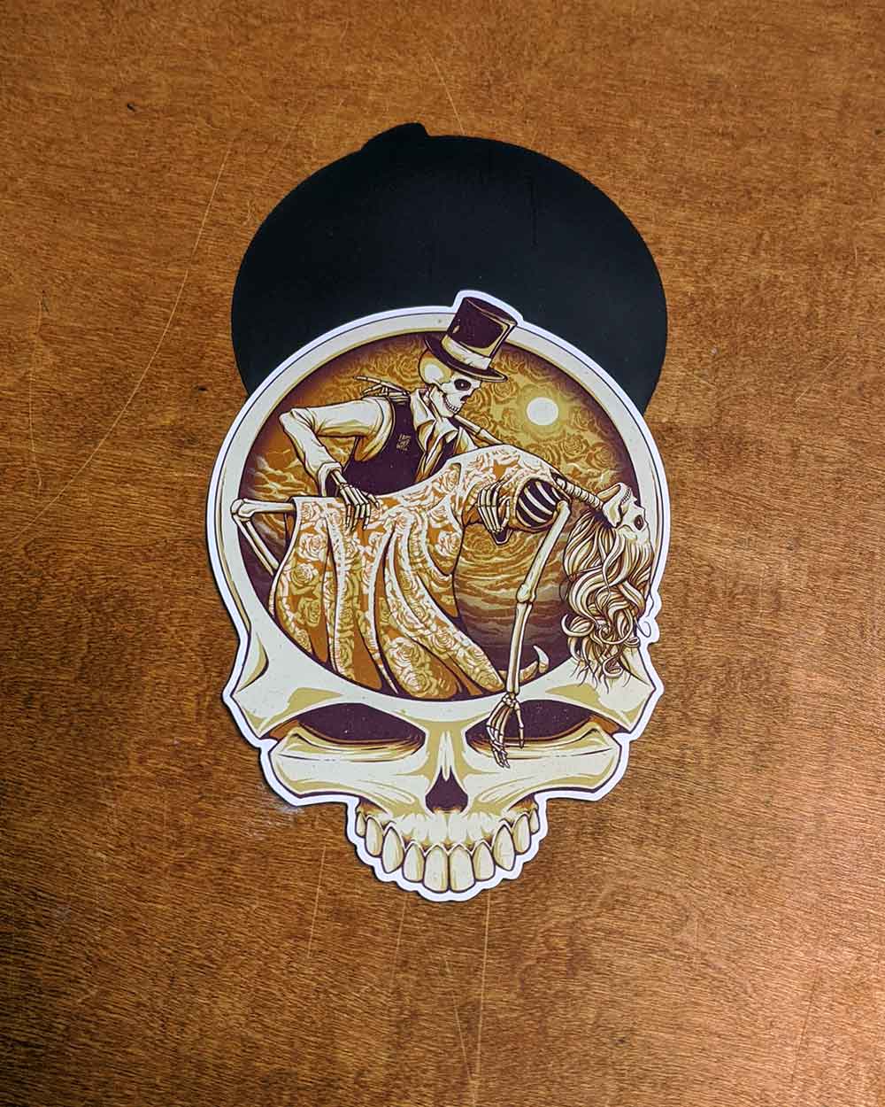ONE LAST DANCE | GϞD VINYL MAGNET for wholesale by Half Hazard Press