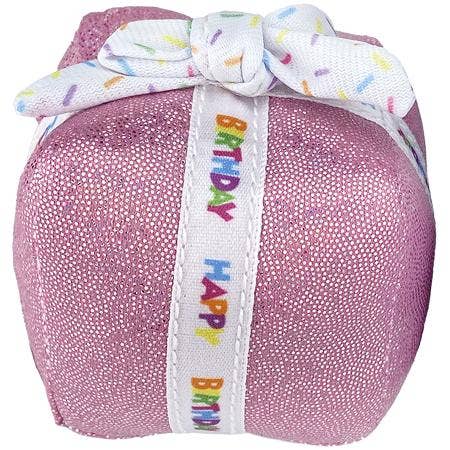 MULTIPET Birthday Present Cat Toy 2.5" Pink for wholesale by King Wholesale Pet Goods