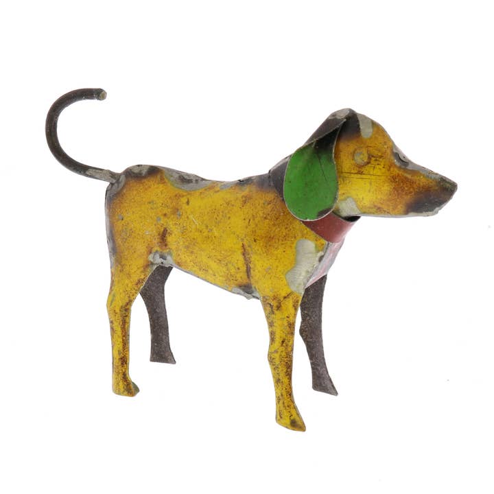 HomArt - Wholesale Decorative Tabletop Object - Metal Dogs - Assorted Colors