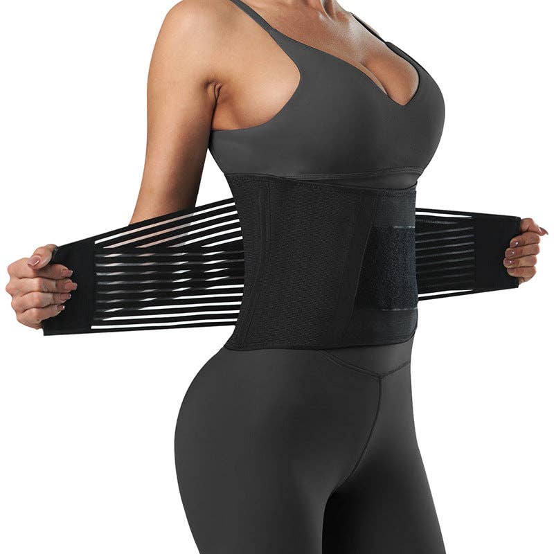 VIGOR - Wholesale Fitness Equipment - Waist trainer Slimming Workout Compression Double Belt Sweat3