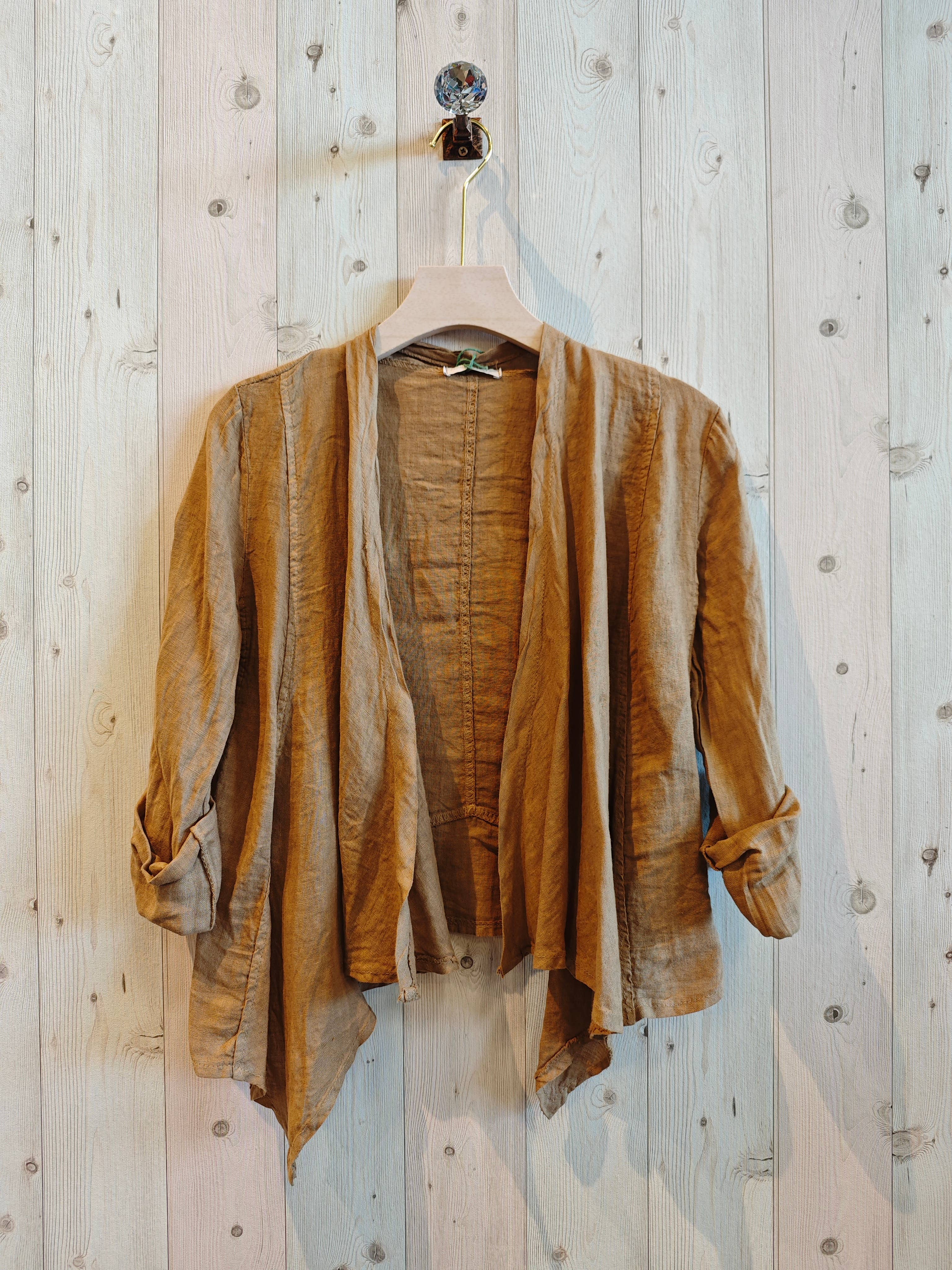 Linen & More - Wholesale Jacket - Women's - REF 192 SHORT CARDIGAN 100% LINEN8