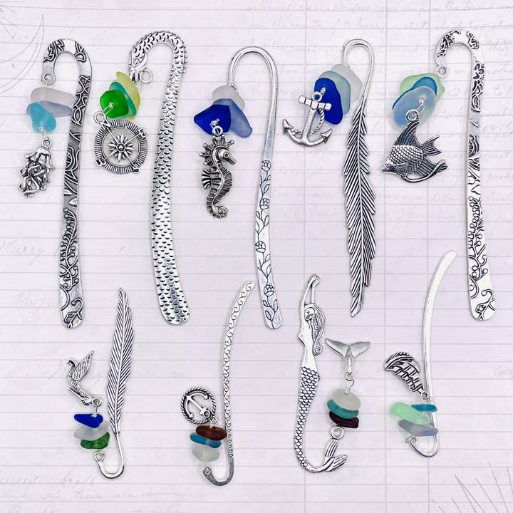 Cyn Elizabeth Studios - Wholesale Bookmark - Sea Glass Bookmarks