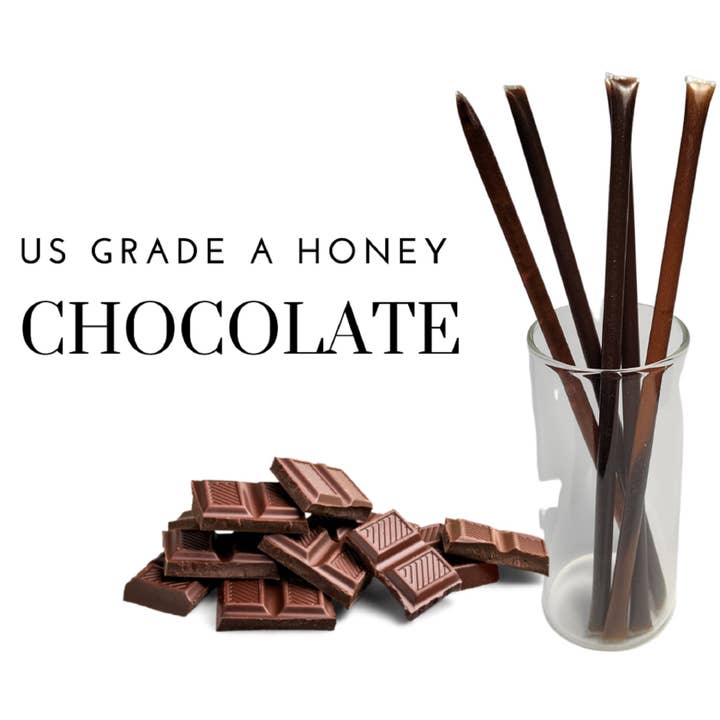 Candy Barn Express - Wholesale Chocolate Covered Sweets - Bee Krazy Honey Sticks - Chocolate 50 Ct. Refill1