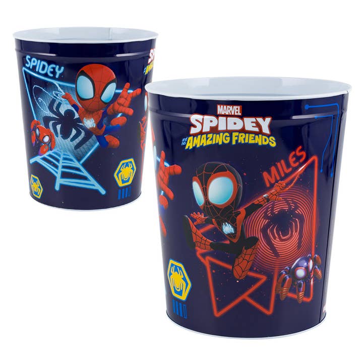 POUBELLE POUR ENFANTS MARVEL SPIDERMAN - 24 CM DE HAUT pour la vente par Deluxe Import Trading
