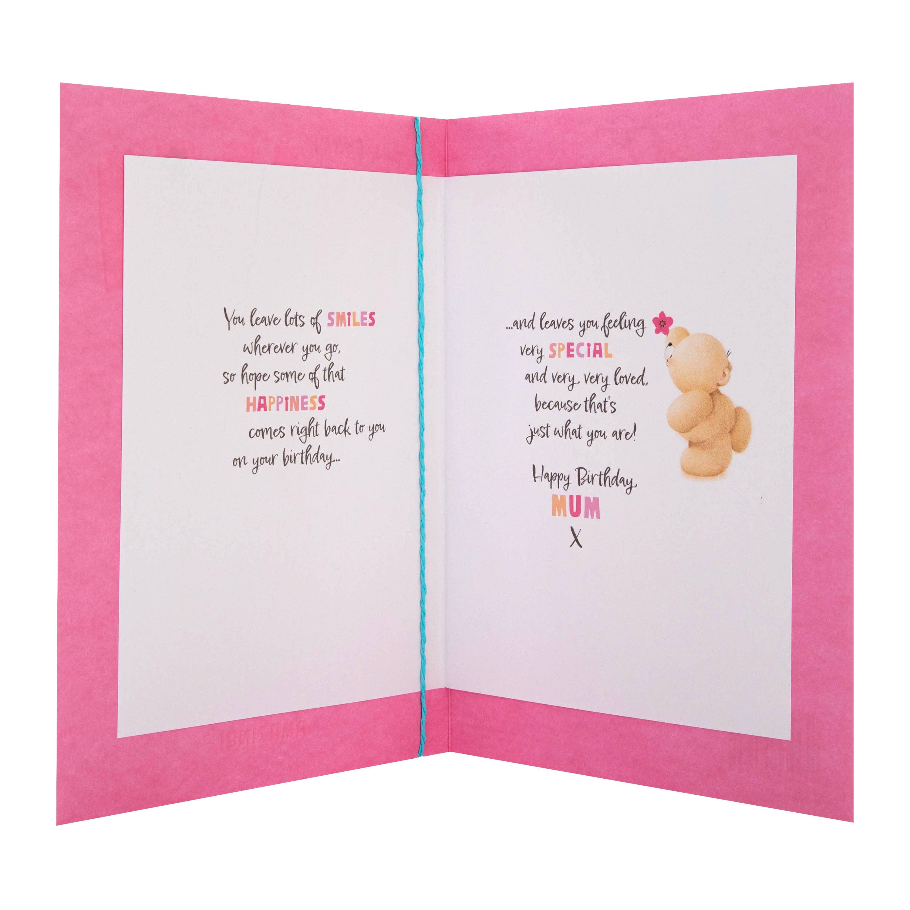 Hallmark - Wholesale Birthday Card - Birthday Card for Mum - Forever Friends Bear Design1