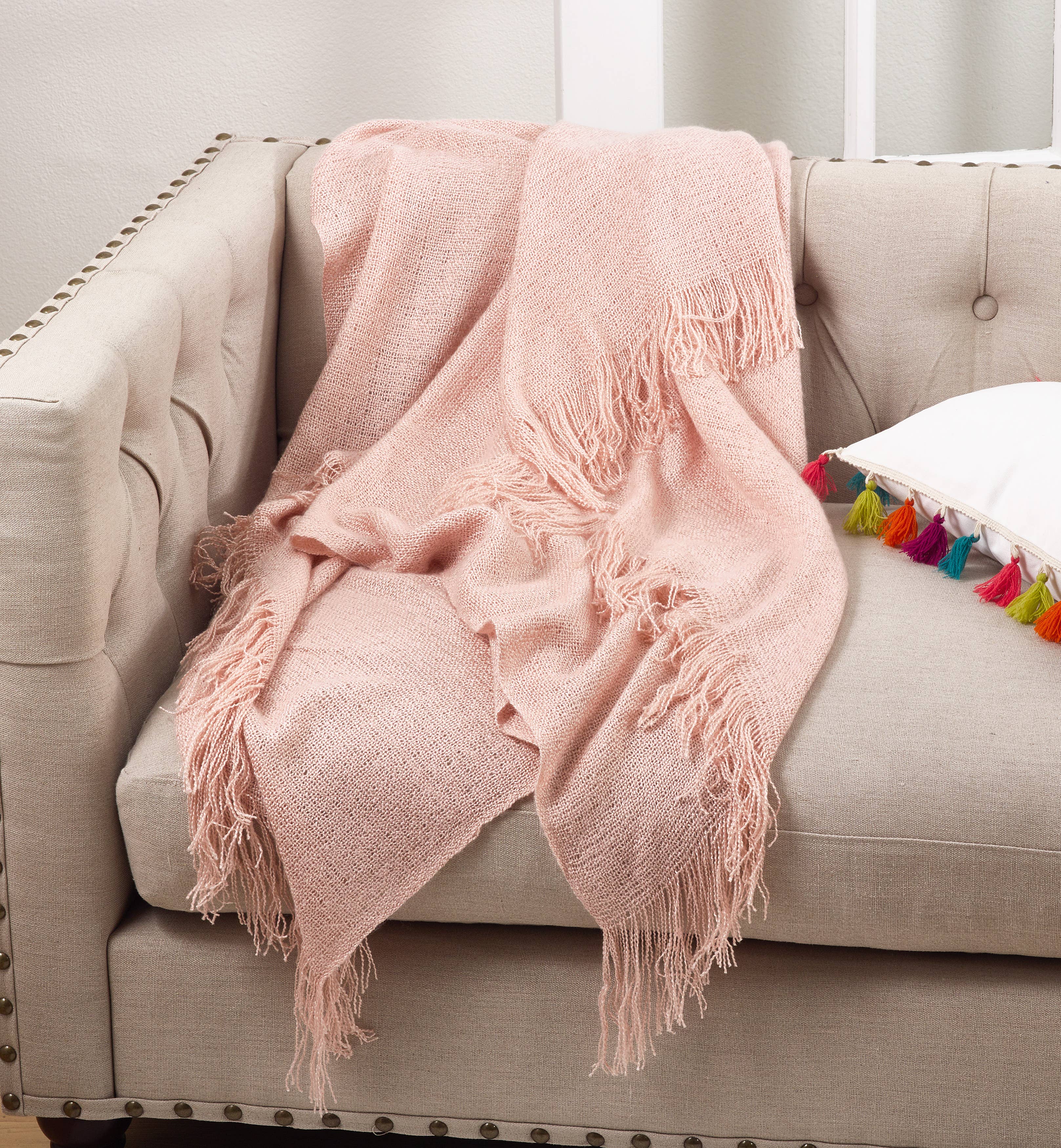 Pink Classic Throw for wholesale on Faire1