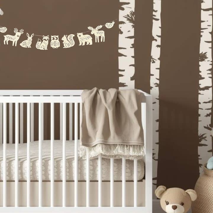 La guirlande des animaux de la forêt pour la vente par The Creative Garland Company