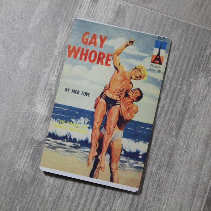 Gay Wh! Imán de aluminio rojo para venta al por mayor de Raven Design