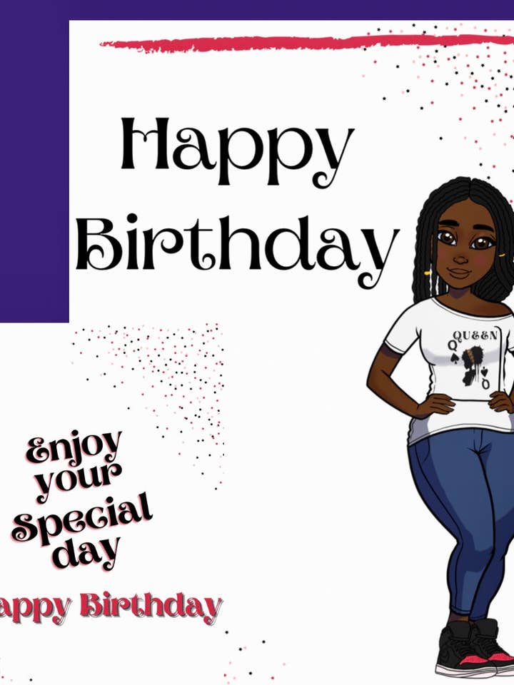 Tillykke med fødselsdagen til en rigtig for engroshandel hos The Brown Girl Paper Company