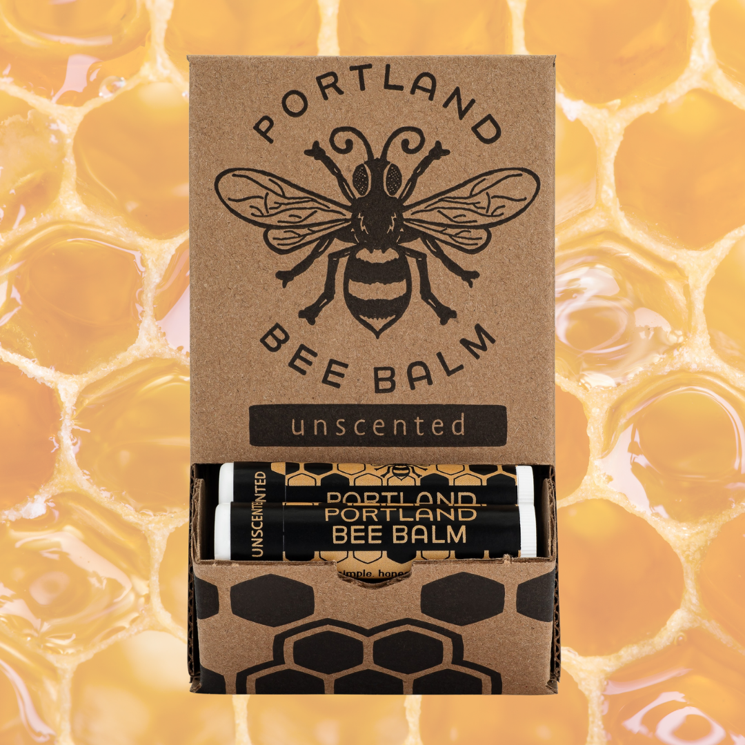 Portland Bee Balm - Wholesale Lip Balm - Unscented Beeswax Lip Balm Display – 24-Count2