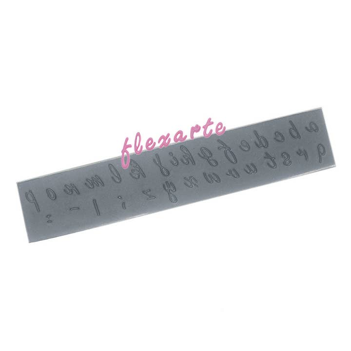 Flexarte USA - Wholesale Chocolate/Candy Mold - Alphabet Lowercase Letters Handwriting Silicone Mold Cake Cupcake Decorating Fondant Baking Mold Chocolate Candy Mould DIY