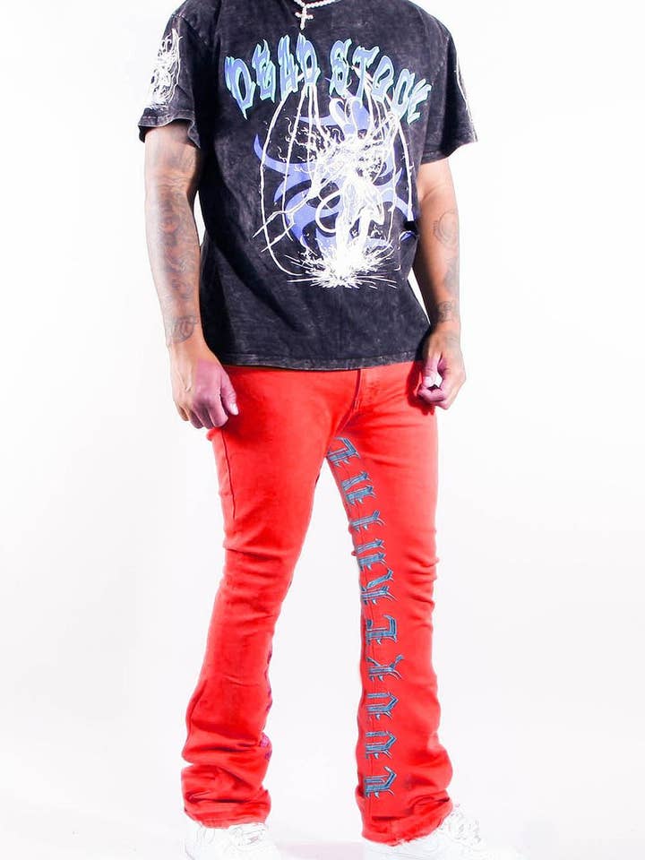 Cooper 9 - Wholesale Jeans - Men's - 505 Desert Stack Jeans Red3