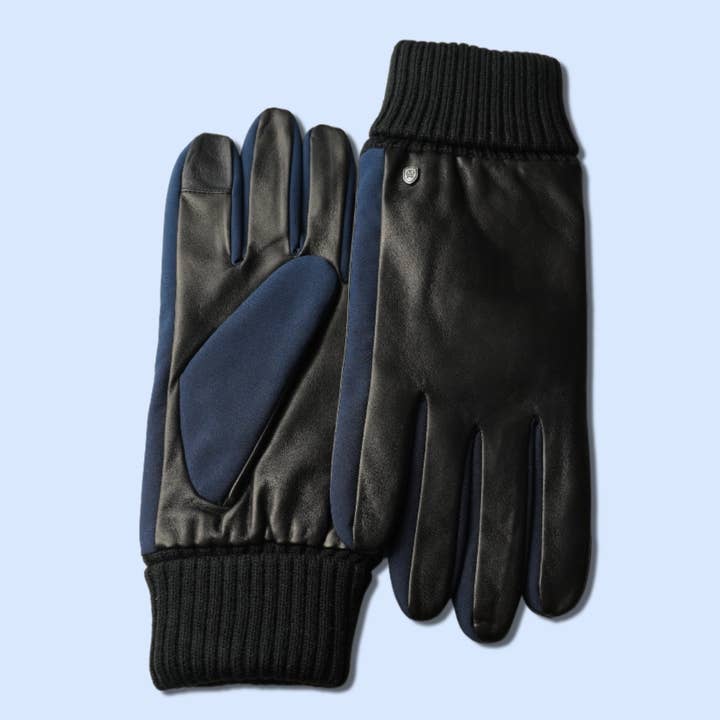 Akaroa - Wholesale Gloves - Men's - VAL men's leather gloves, smartphone function, Italian leather, Thinsulate thermal lining3