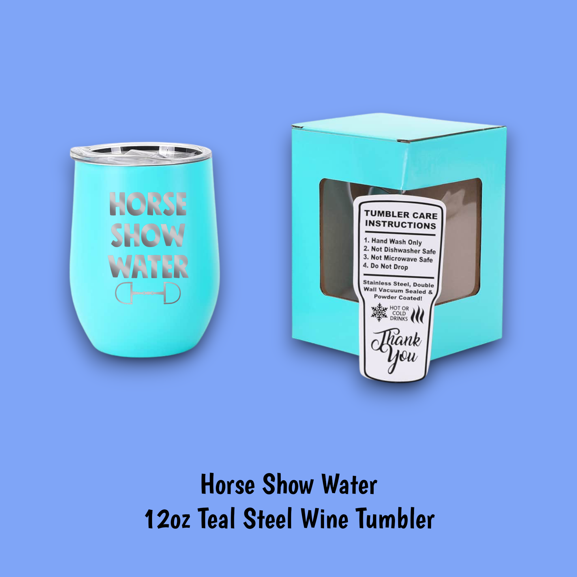 Equine & Design, LLC - Wholesale Insulated Mug/Tumbler - Horse Show Water Steel Wine Tumbler7