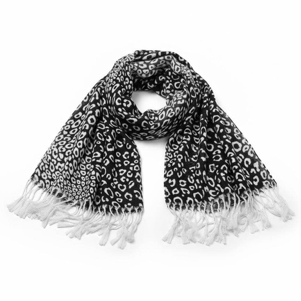 Sensibling Corp. - Wholesale Scarf - Women's - Leopard Print Pashmina Scarf Shawl8