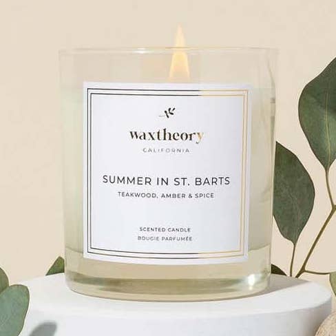 Summer in St. Barts 8 oz candle for wholesale by Waxtheory
