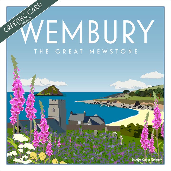 Wembury lykønskningskort | Enhver anledning | Art Deco stil for engroshandel hos Jennifer Cooper Designs