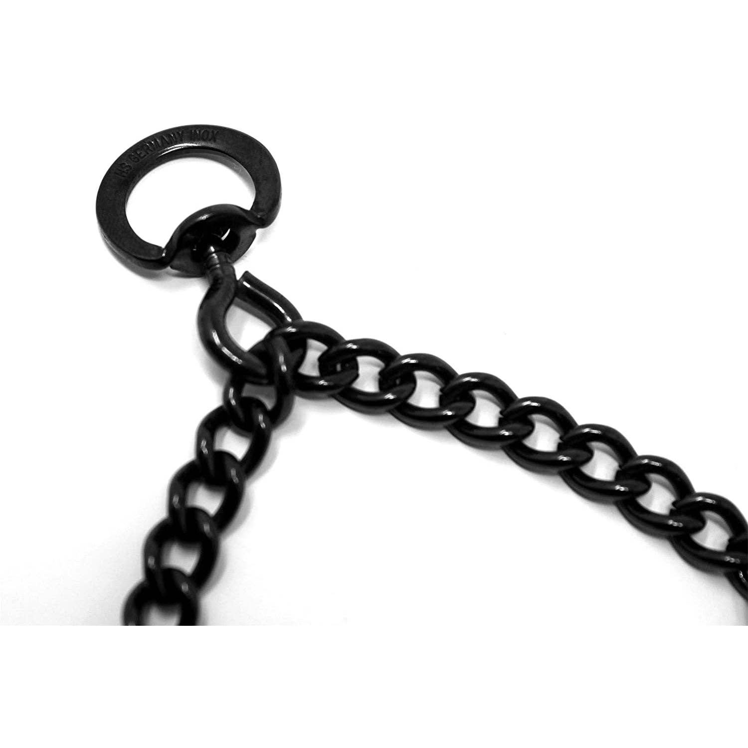 Dogline - Wholesale Halsband - Hond - Herm Sprenger zwarte prong honden trainingshalsband van roestvrij staal met draaibare sluiting6