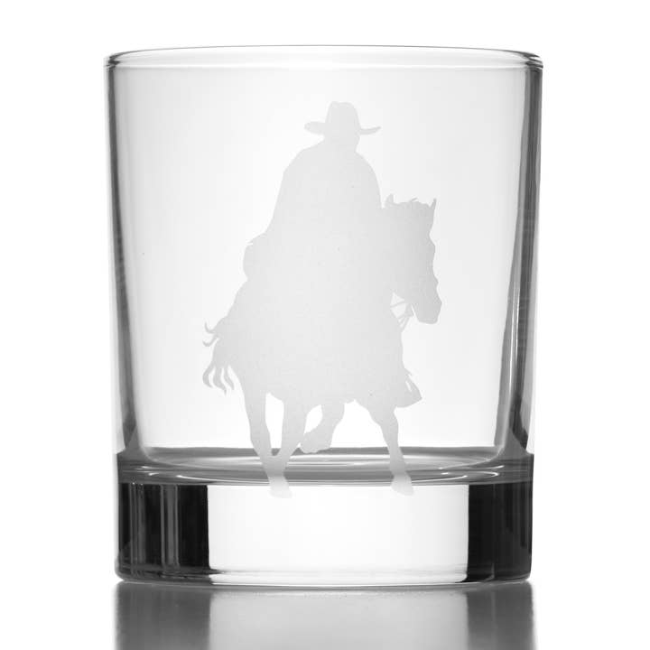 Godinger - Wholesale Cocktail/Liquor Glass - Western Cowboy Double Old-Fashioned Glass0