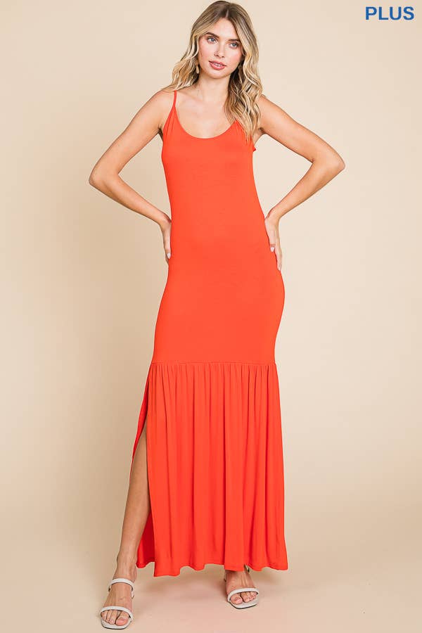 Culture Code - Wholesale Dress - Women's - CAD1036X - CAMI MAXI DRESS OPEN SLIT20