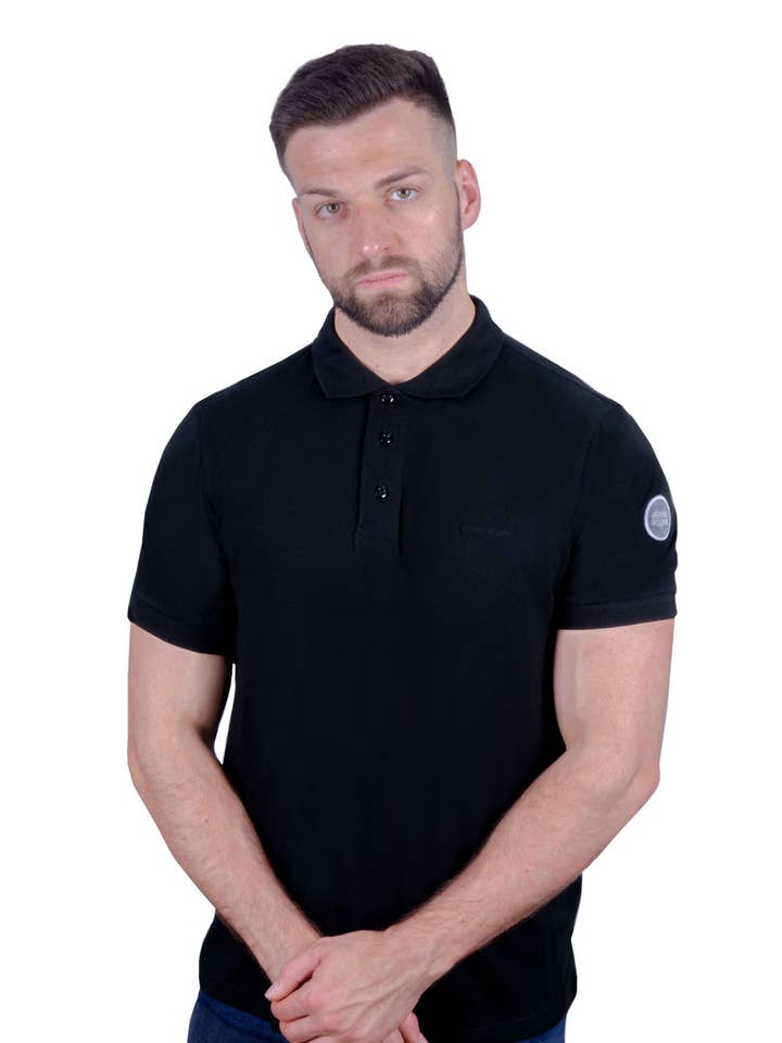 Alessandro Polo Shirt Black for wholesale by Antonio Falcone
