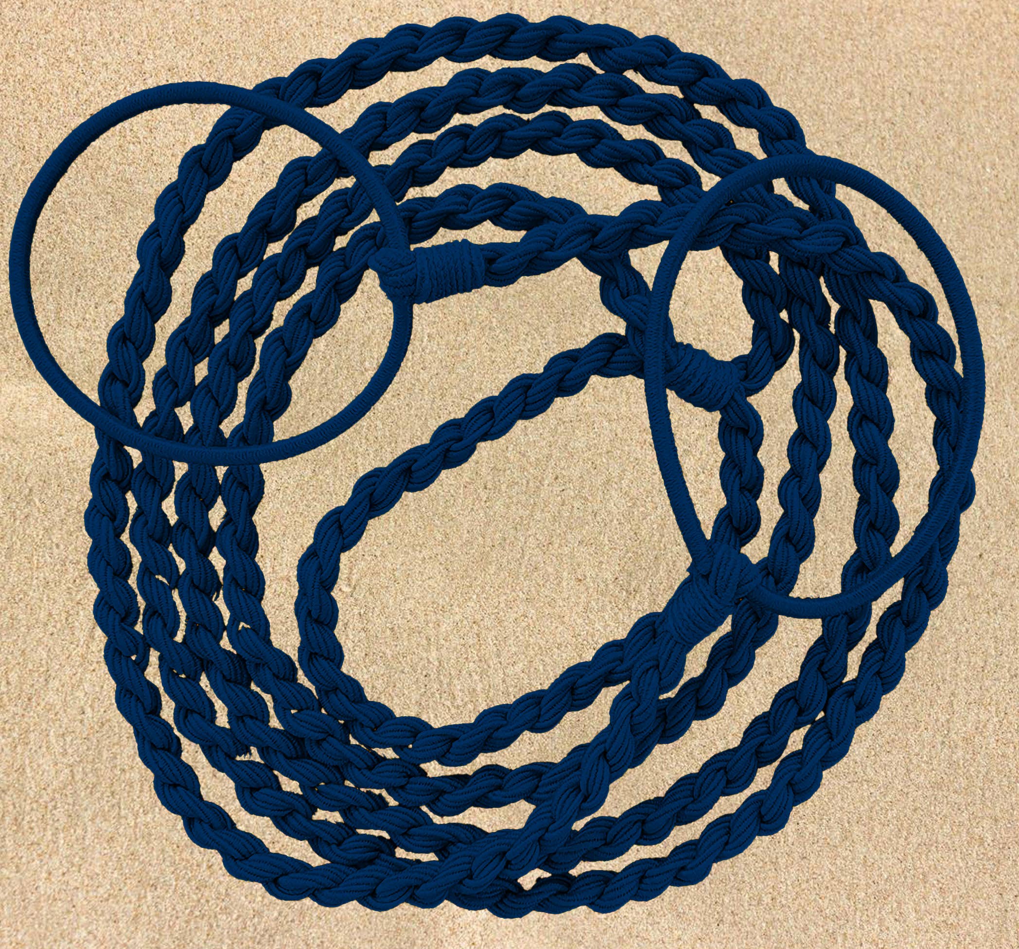 SasSea Wraps® - Wholesale Hair Tie - SasSea Wraps Hair Tie - Indigo (L)2