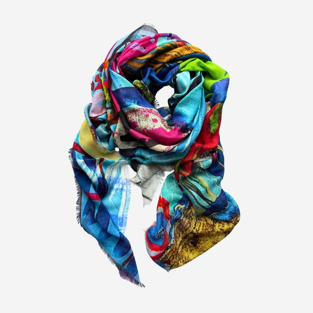 Isabelle Gougenheim Designs - Wholesale Scarf - Women's - Silk Scarf Intrepide3
