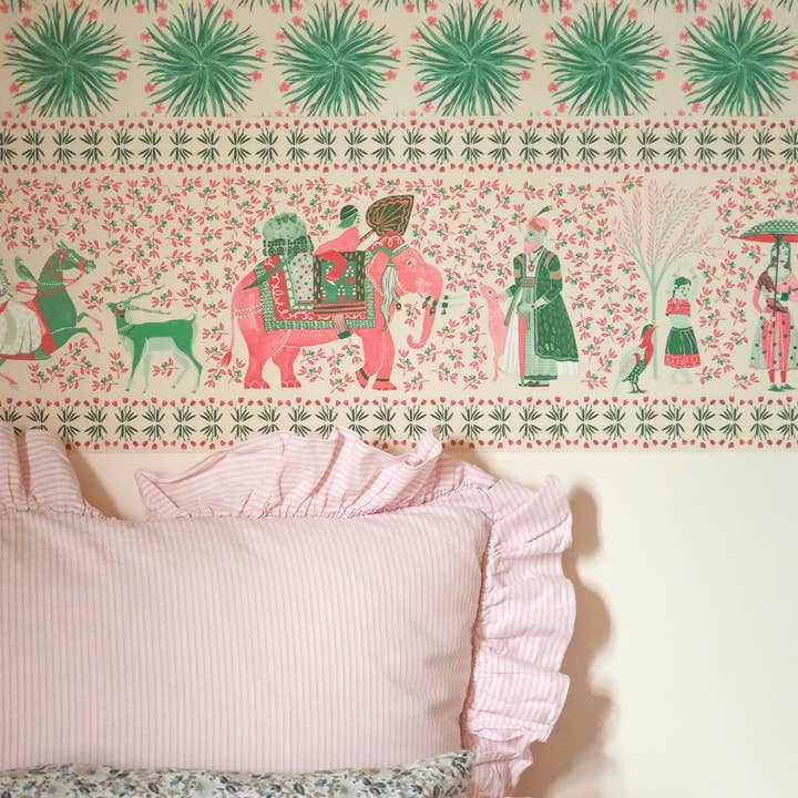 Little Cabari – wholesale Wallpaper – CHALANA border in Topaz color