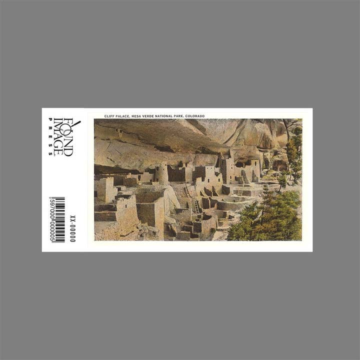 Found Image Press - Wholesale Sticker - Sticker CO-171 Cliff Palace, Mesa Verde, Colorado1