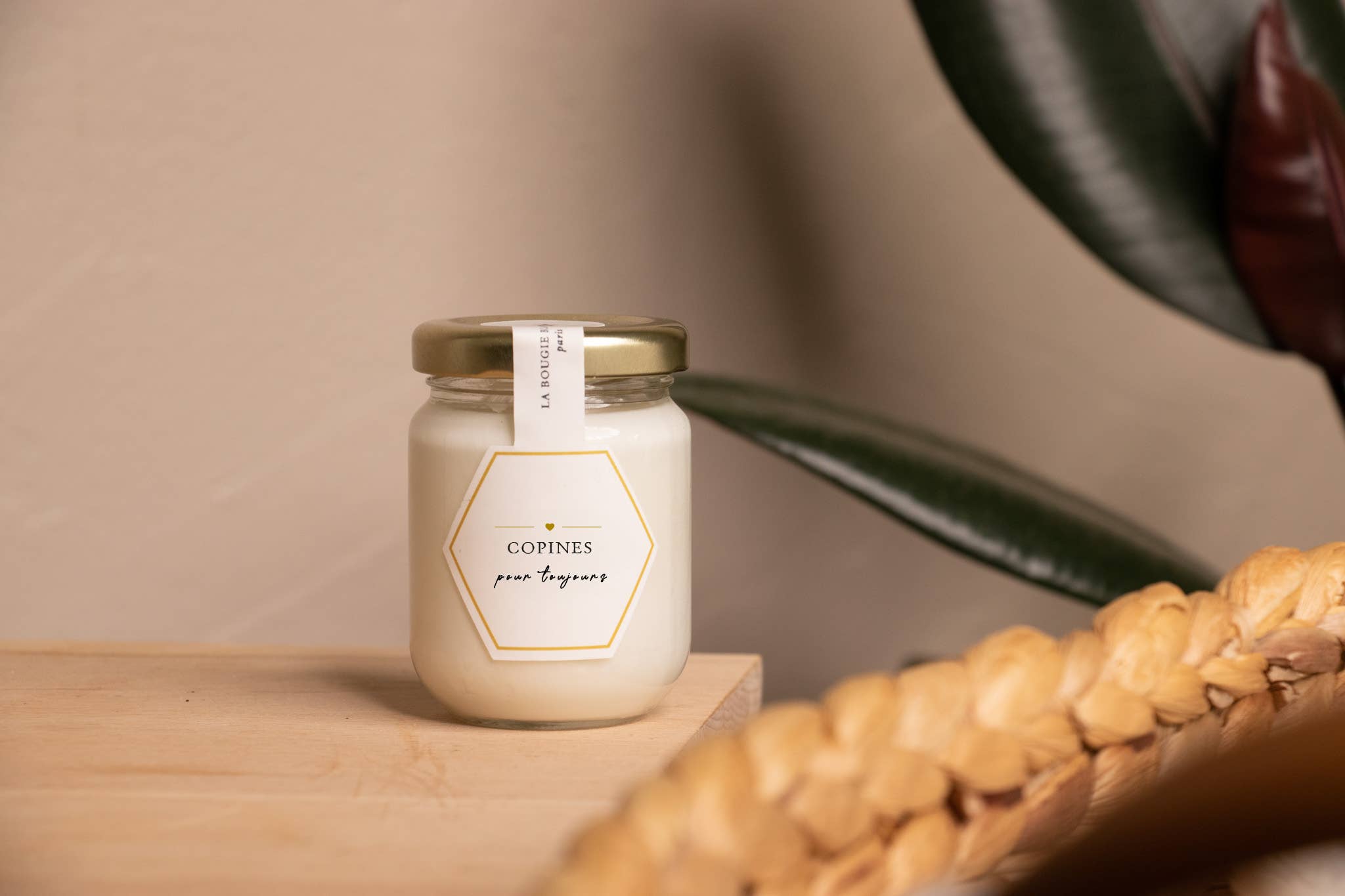La Bougie Blanche - Wholesale Jar/Filled Candle - “The little honey pot” candle - Girlfriend forever