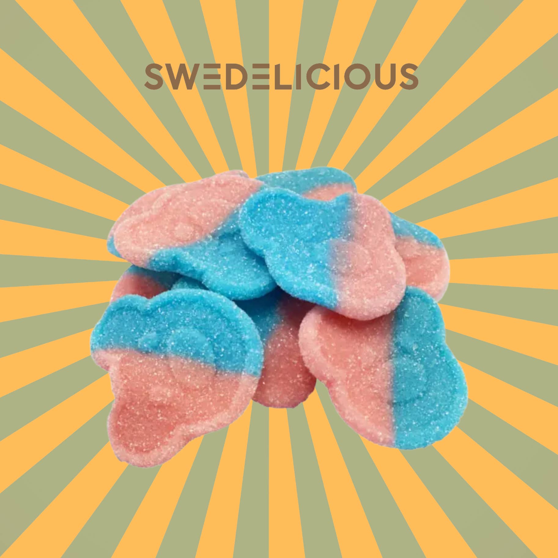 Swedelicious - Swedish Candy - Wholesale Gummy - Matthijs - Fizzy Bubblegum Teddys - Pick And Mix Candy