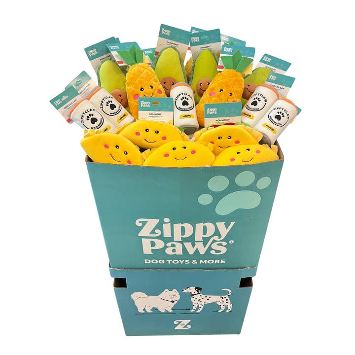 Dump Bin Display - Food Plush 40pcs for wholesale by ZippyPaws