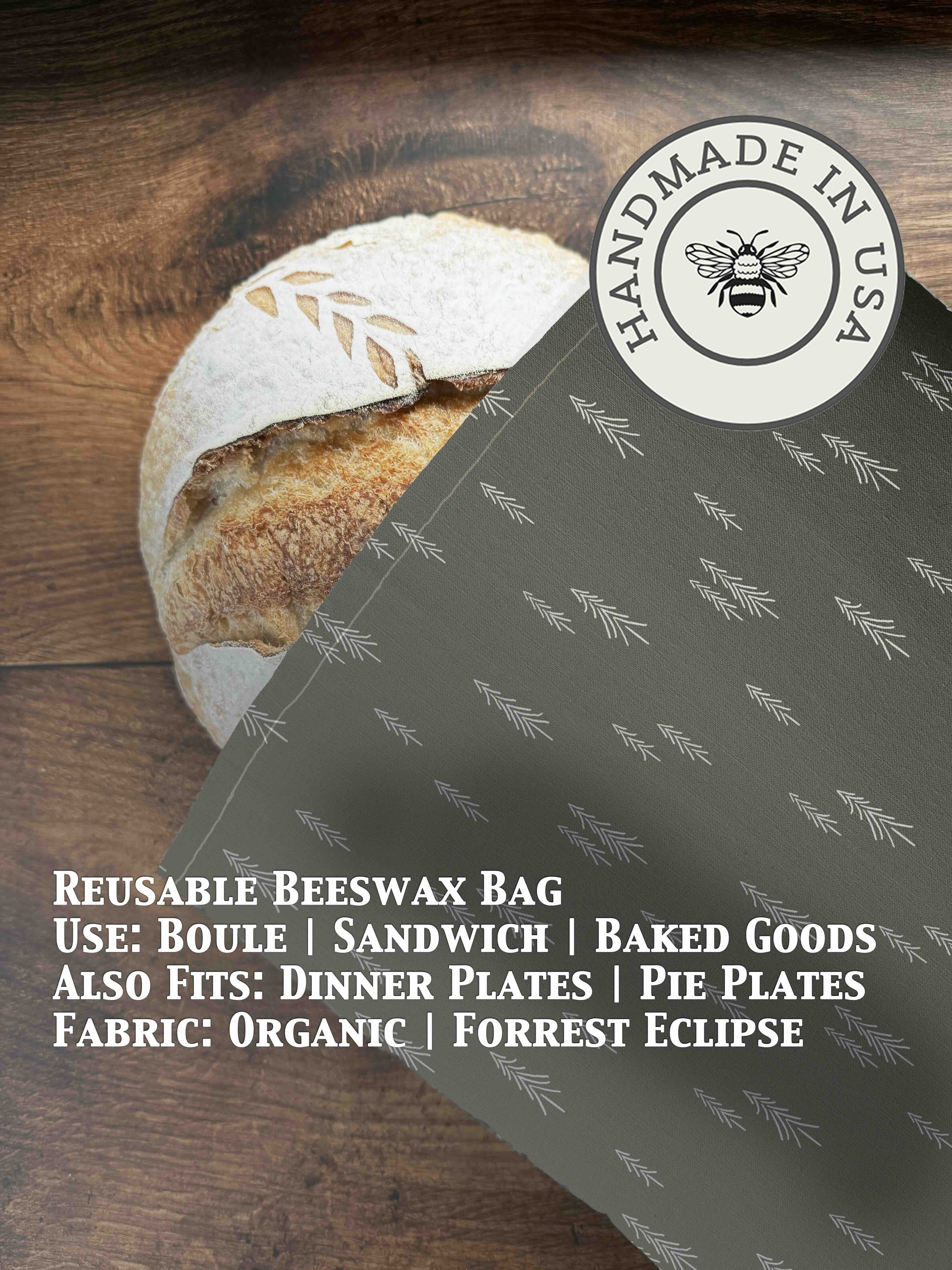 Five Oaks Farm – Großhandel Verpackung/Beutel zur Aufbewahrung von Lebensmitteln – Brotbeutel | Bienenwachsbeschichtet40