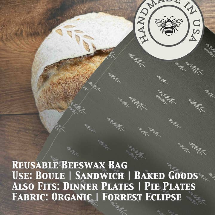 Five Oaks Farm – Großhandel Verpackung/Beutel zur Aufbewahrung von Lebensmitteln – Brotbeutel | Bienenwachsbeschichtet40