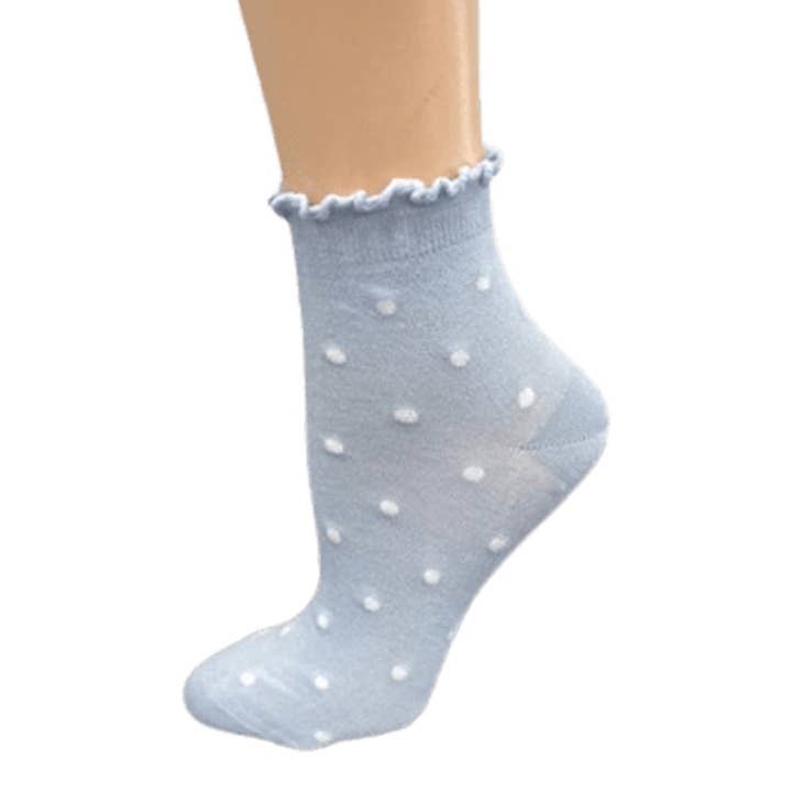 Sierra Socks - Wholesale Socks - Women's - Women's Rayon Quarter High Socks - in 4-Pair or 2-Pair Packs with Fun Lettuce Edge Ruffle Socks for Women, Girls and Teens3