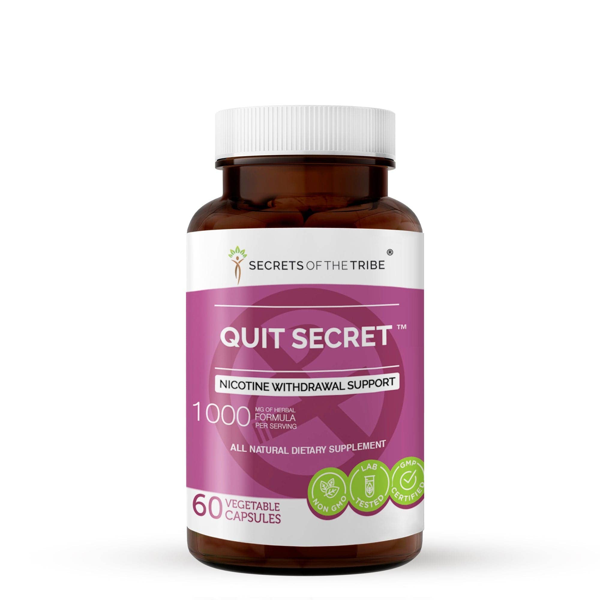 Secrets Of The Tribe - Wholesale Oral Supplement/Vitamin - Quit Secret Capsules. Nicotine Withdrawal Support6