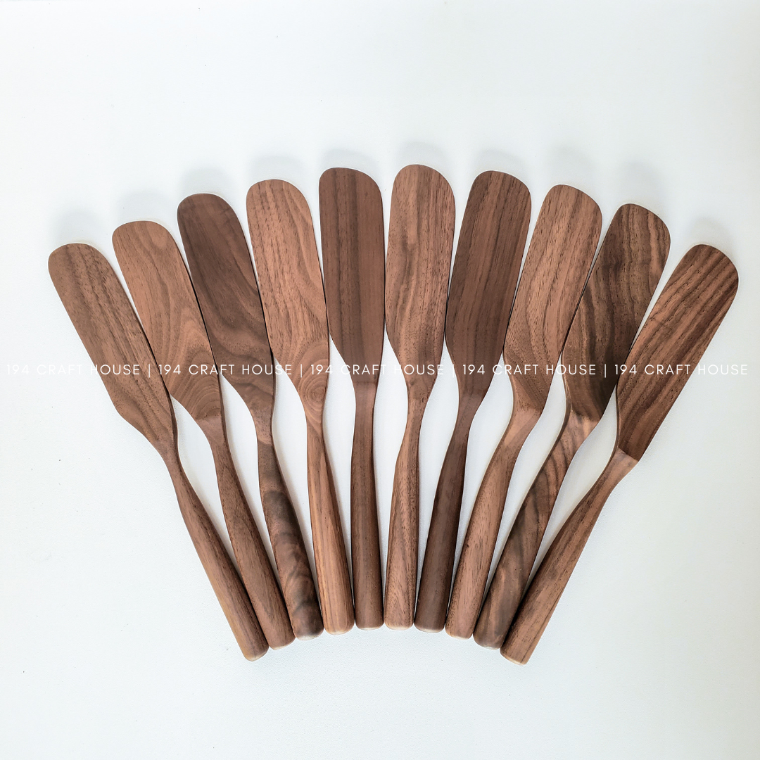194 Craft House - Wholesale Cheese Spreader - Wooden Spreader Knife - Kitchen Serving Utensils7