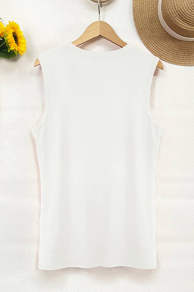 UNISHE - Wholesale Tank Top - Women's - Soul Beautiful Print Tank Top STC125C3191