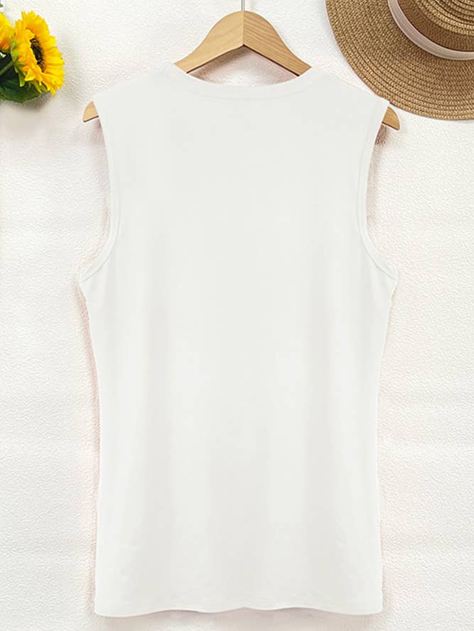 UNISHE - Wholesale Tank Top - Women's - Soul Beautiful Print Tank Top STC125C3191