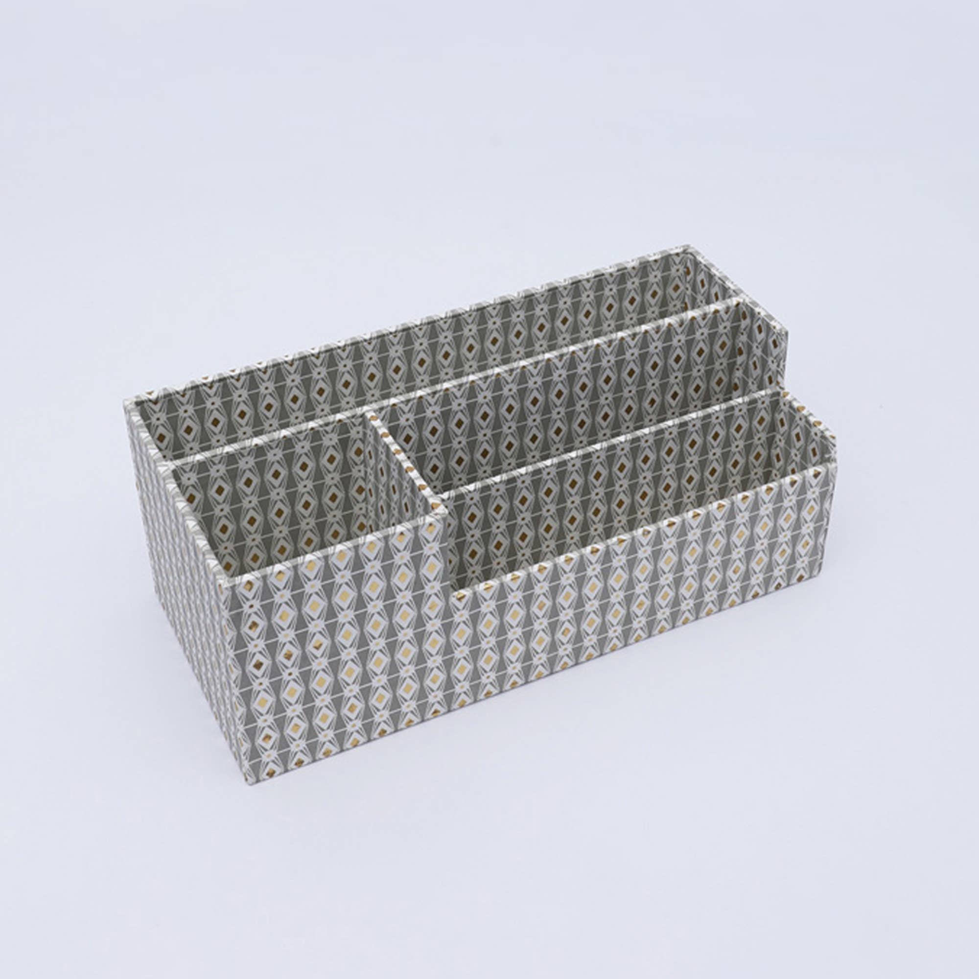 ExpoBazaar – wholesale Desk organiser – Desk Organizer | Grey | Recycled Cotton Paper2