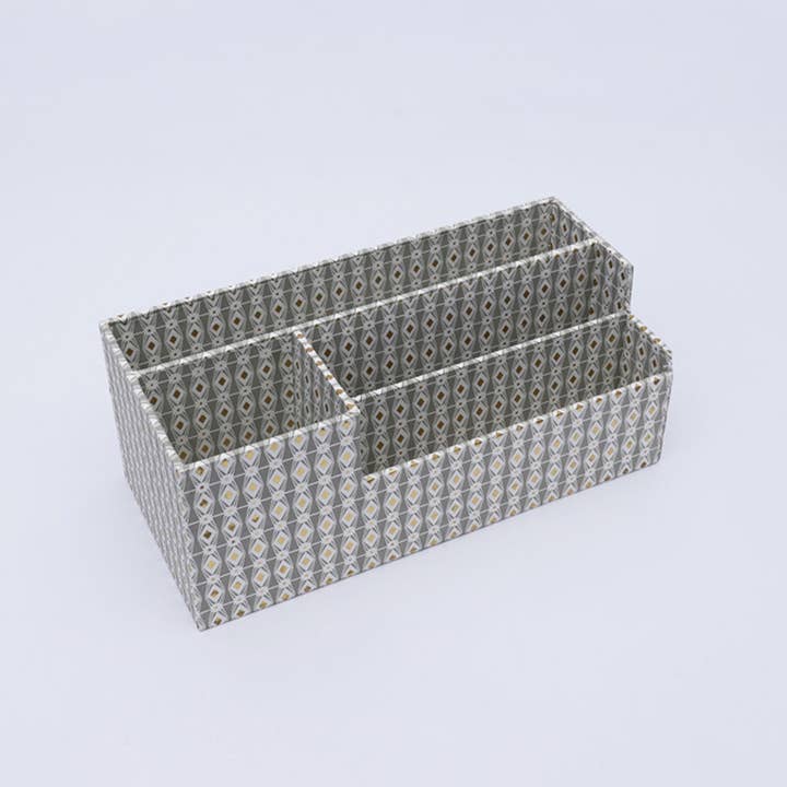 ExpoBazaar - Wholesale Desk Organizer - Desk Organizer | Grey | Recycled Cotton Paper2