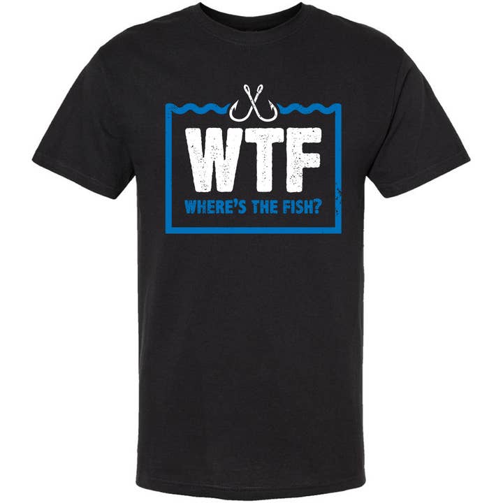 WTF Fisk T-Shirt for engroshandel hos Jailbird Designs