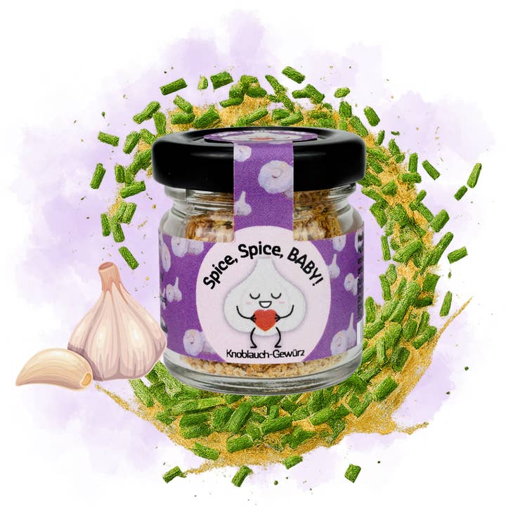 Vitlök Krydda "Spice, Spice, Baby" Mini Glas för wholesale av Altenburger Senf & Feinkost GmbH & Co. KG