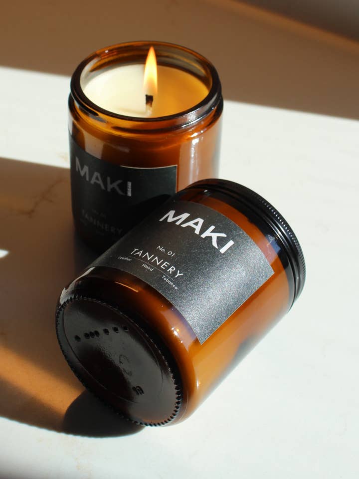 Soy Candle No. 01 - TANNERY for wholesale by Ware by Maki