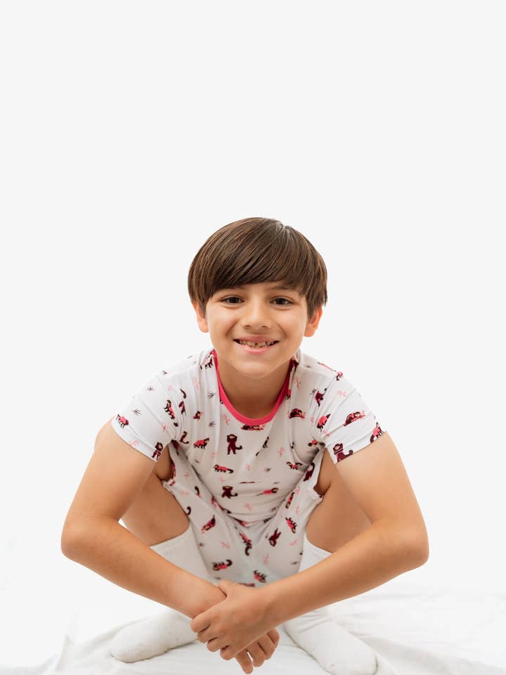 Bubble Baby - Wholesale Sleepwear Set - Kids - Red Panda | Short Sleeve Pajamas8