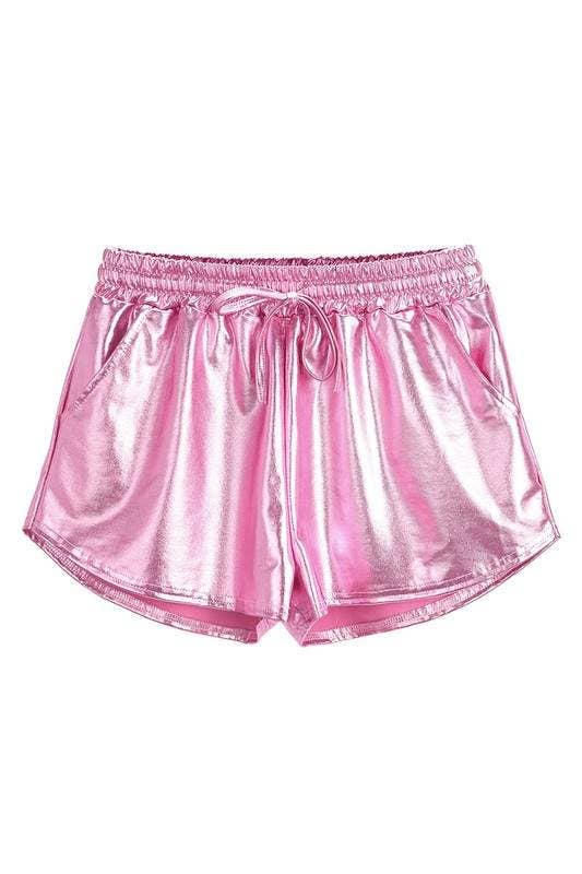 Flarix - Wholesale Shorts - Women's - metallic fashion shorts 7