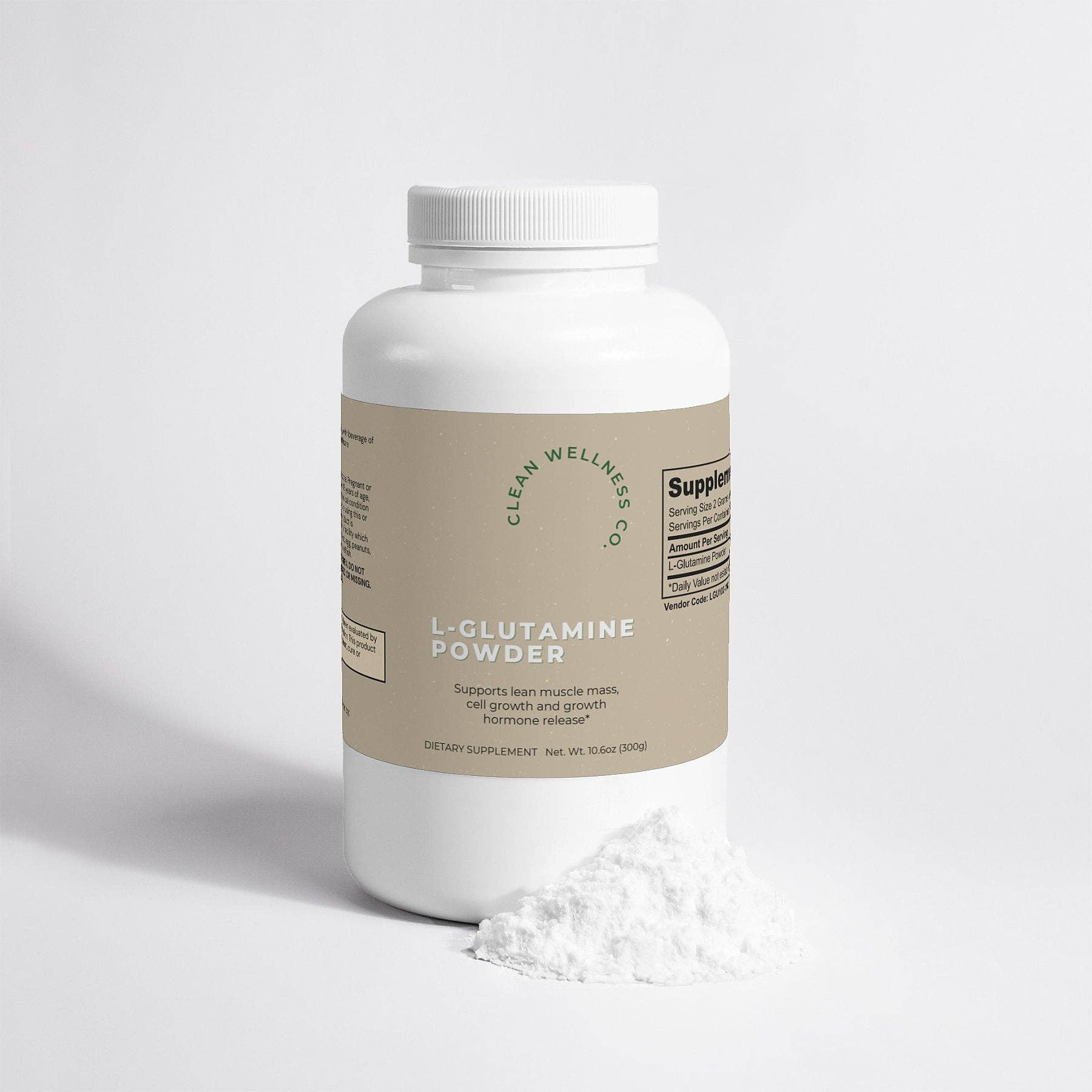 Clean Wellness Co – wholesale Protein/superfood powder – L-Glutamine Powder2