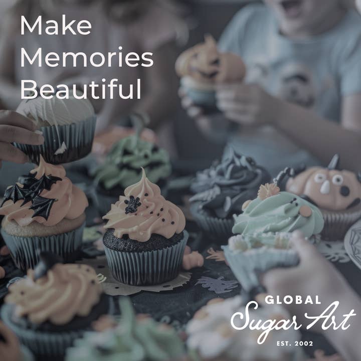 Global Sugar Art - Wholesale Cake/Cupcake Topper - Halloween Cupcake Toppers, Edible Royal Icing Decorations by Global Sugar Art (Spooky Pumpkins)7