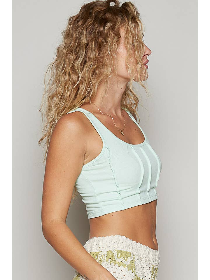 Pol Clothing - Wholesale Tank Top - Women's - Square Neck Sleeveless top