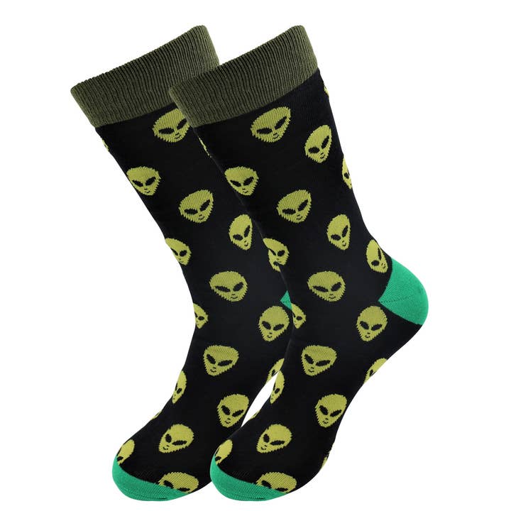 Real Sic - Wholesale Socks - Unisex - Casual Designer Animal Socks - Alien - for Men and Women
